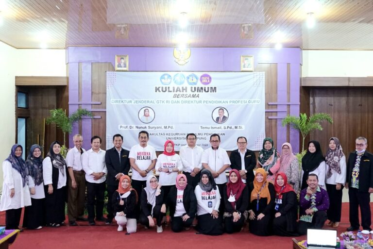 PS PPG FKIP Unila Gelar Kuliah Umum Prospek Guru di Masa Depan