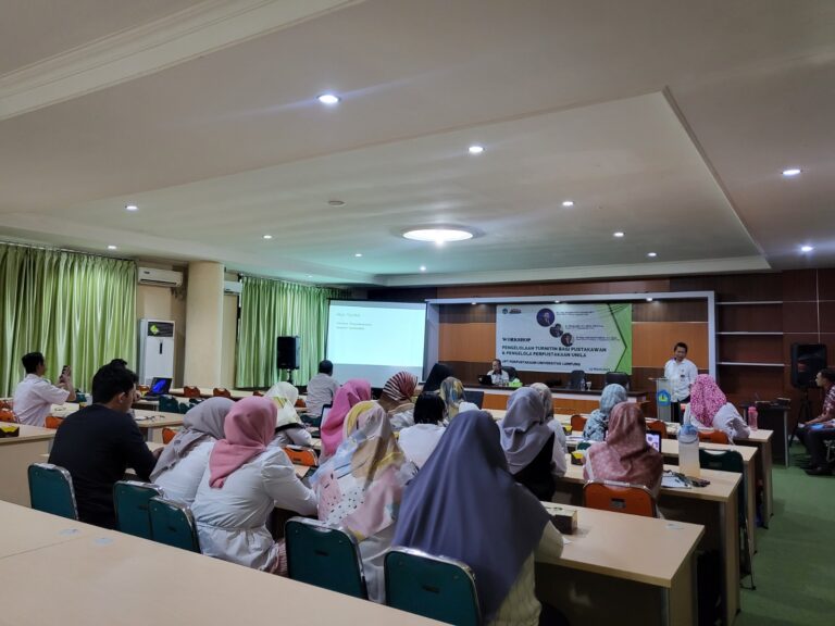 Workshop Pengelolaan Turnitin bagi Pustakawan dan Pengelola Perpustakaan