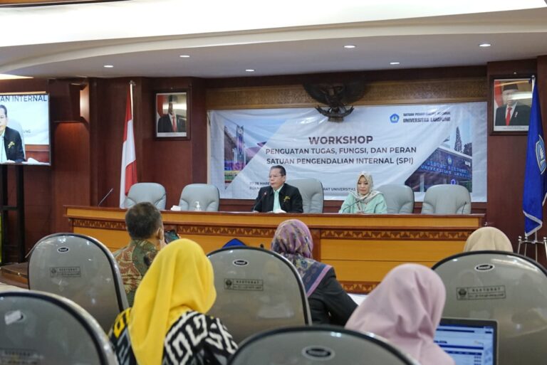 SPI Unila Selenggarakan Workshop Penguatan Pengendalian Internal