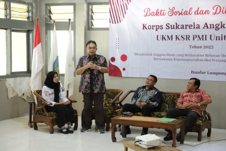 KSR PMI Unit Unila Gelar Baksos dan Diklatsar KSR Angkatan XXXII 2023