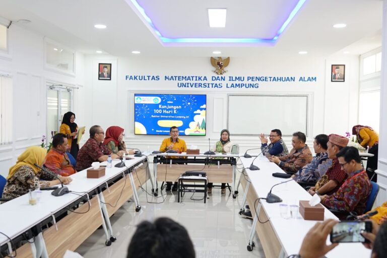 Rektor Dorong FMIPA Tingkatkan Akreditasi Unggul Seluruh Prodi