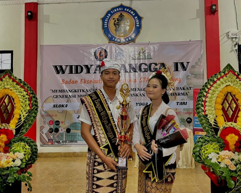 UKM Hindu Unila Raih Prestasi di Widya Sangga IV BEM STAH Lampung