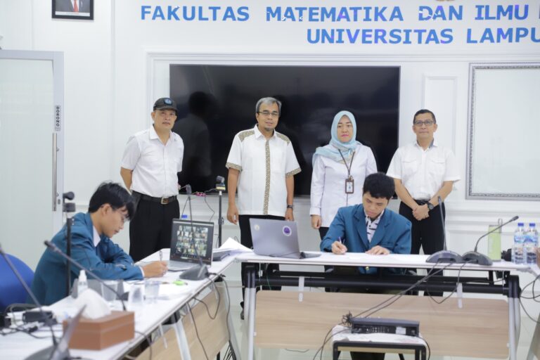 Mahasiswa Unila Ikuti Seleksi Wilayah ON MIPA PT 2023