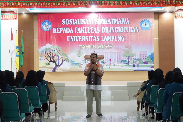 Unila Gelar Sosialisasi Simkatmawa 2023