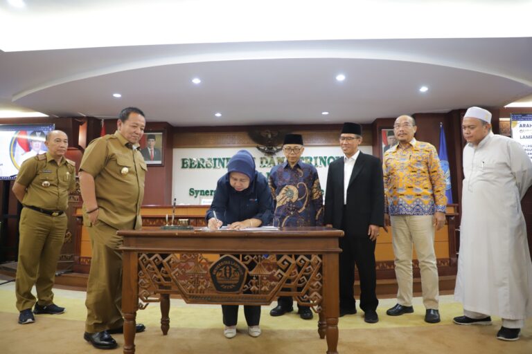 KKN Siger Berjaya: Unila, UIN RIL, Itera, UBL, dan Darmajaya, Teken PPKS