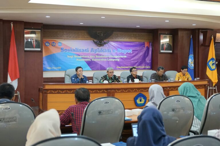 Unila Selenggarakan Sosialisasi Aplikasi e-Bupot