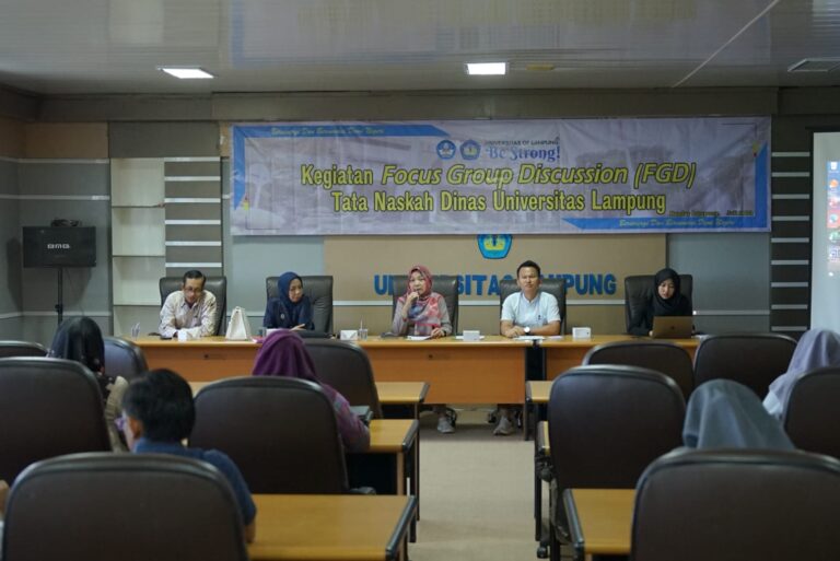 Bagian HTLBMNU Adakan FGD Tata Naskah Dinas 