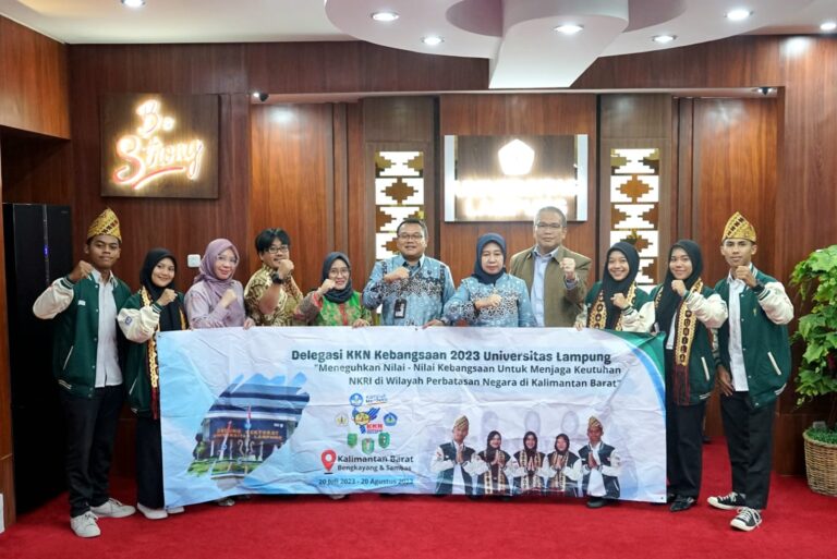 Unila Kirim Lima Mahasiswa Terbaik untuk Program KKN Kebangsaan Kalimantan Barat