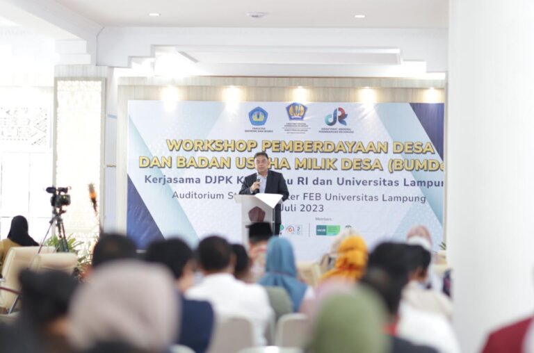 Unila Gelar Workshop Pemberdayaan Desa dan BUMDes