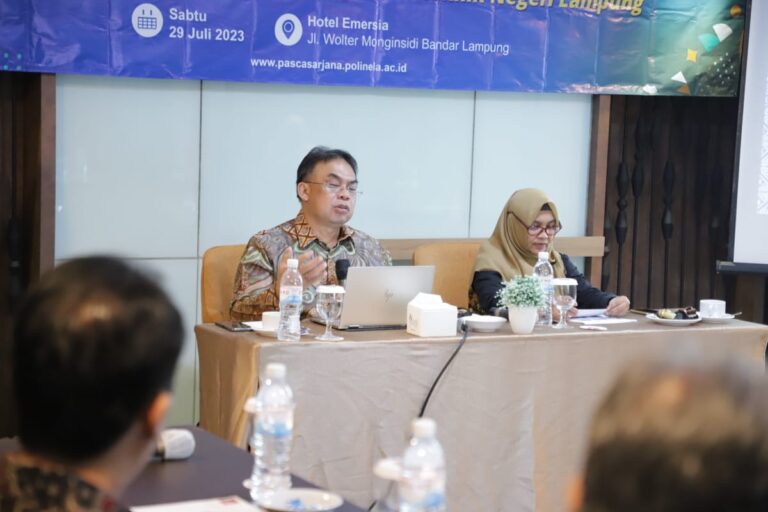 Warek PKTIK Menjadi Narasumber Workshop Penyusunan Renstra Pascasarjana Polinela