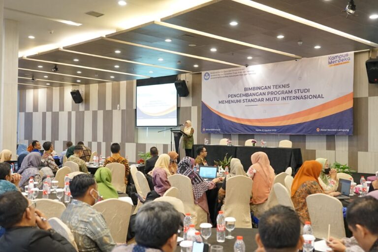 LP3M Unila Wakili Rektor Hadiri Bimtek Pengembangan Prodi untuk Standar Mutu Internasional 