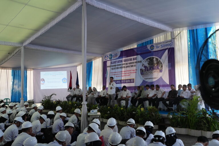 1.340 Mahasiswa Baru FT Unila Ikuti PKKMB Tingkat Fakultas