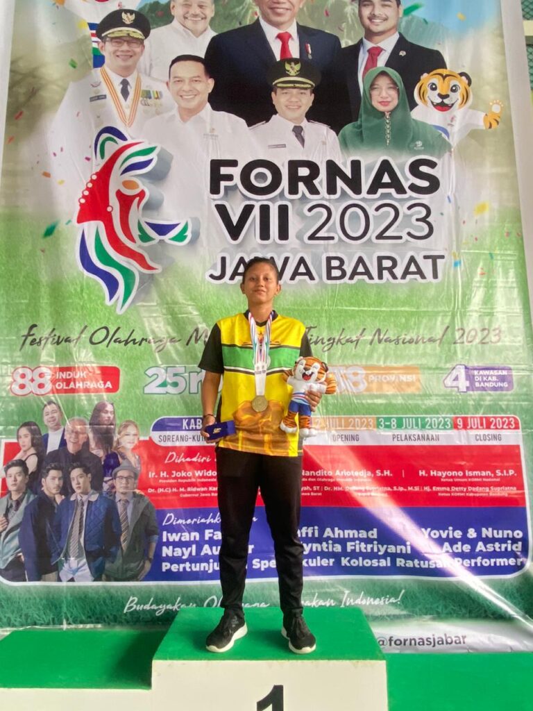 Mahasiswi Penjas Unila Raih Medali Emas di Fornas VII Cabang Olah Raga YPOK