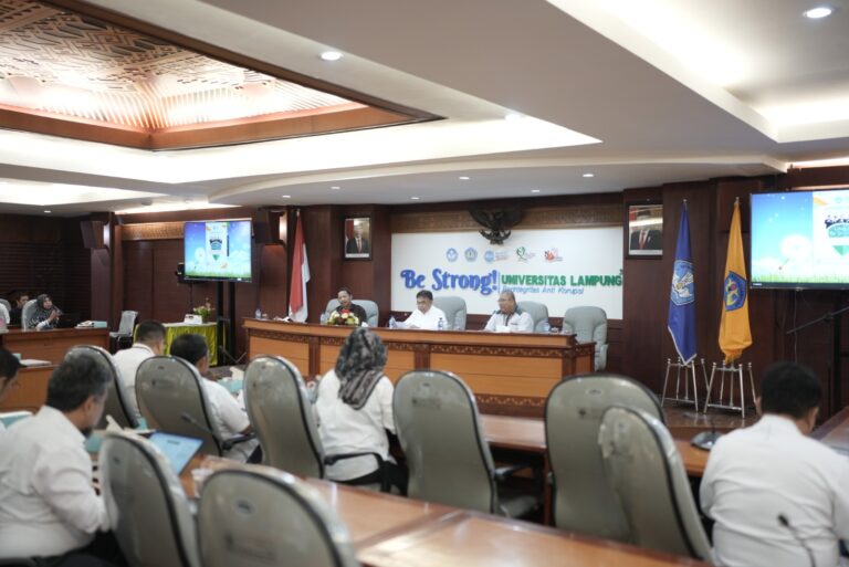 Subbagian Informasi BPHM Unila Adakan FGD Draft Laporan Rektor untuk Dies Natalis ke-58 Unila