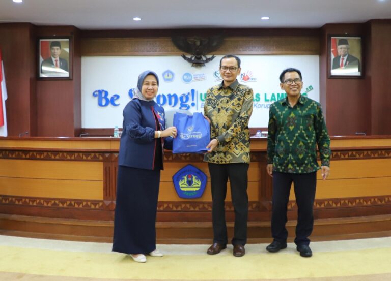 Rektor Unila Pimpin Diskusi bersama Plt. Dirjen Dikti Ristek