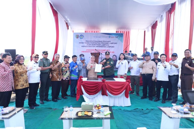 Unila Raih Hibah Lahan 150 Ha di Kotabaru untuk Kampus II