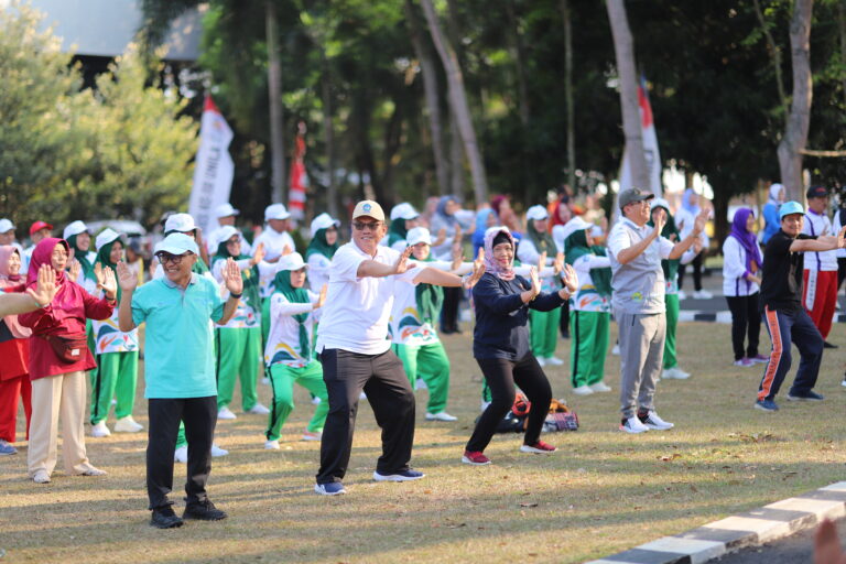 Senam Bersama dalam rangka HUT ke-5 IKPA dan Dies Natalis ke-58 Unila
