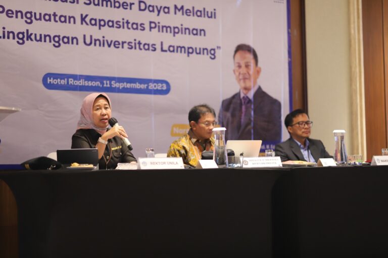 Optimalkan Pengelolaan Dosen, Unila Gelar Diskusi Bersama Direktur Sumber Daya Ditjen Diktiristek 