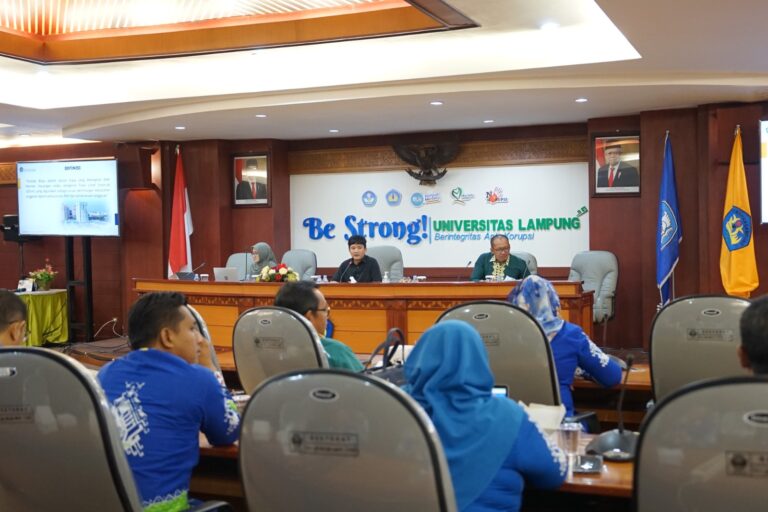 Unila Gelar Sosialisasi Standar Biaya Masukan TA 2024