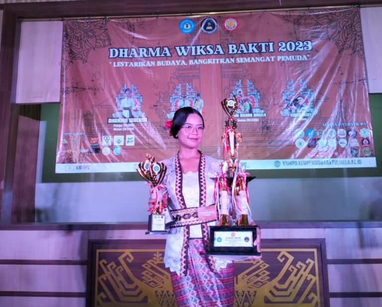 UKM Hindu Unila Raih Juara 1 dan Juara Umum Lomba Dharma Wacana