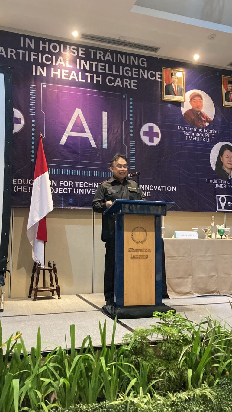 In House Training AI in Healthcare Unila Tingkatkan Pelayanan Kesehatan