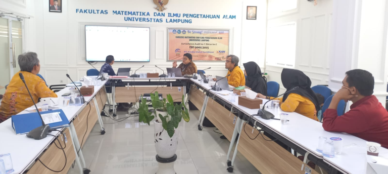 FMIPA Berhasil Pertahankan Sertifikat ISO 9001:2015