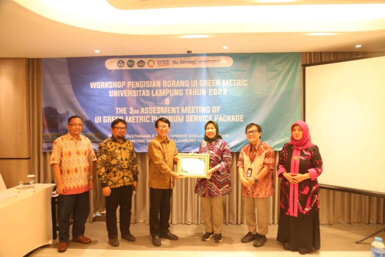 Unila Gelar Workshop dan Assessment UI GreenMetric 2023
