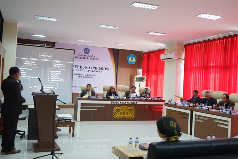 Pascasarjana Gelar Ujian Terbuka Doktor Ilmu Lingkungan