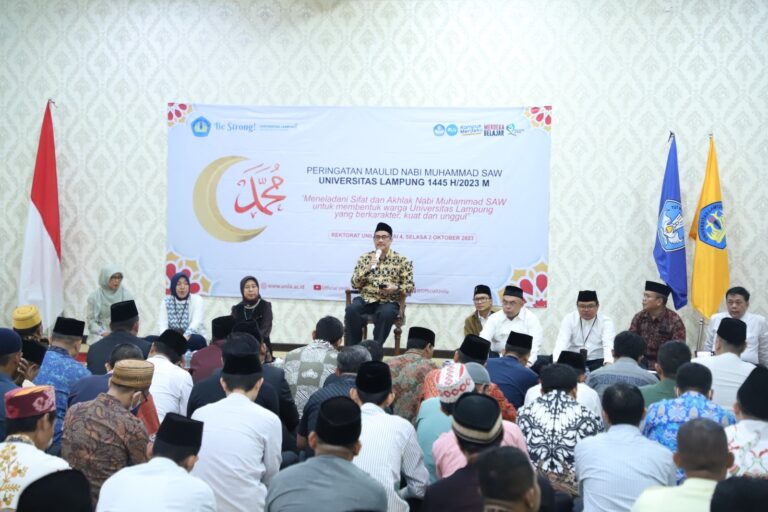 Unila Gelar Peringatan Maulid Nabi Muhammad saw