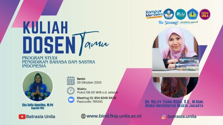 Undang Helvy Tiana Rosa, PBSI FKIP Kenalkan Dunia Kepenulisan Kreatif
