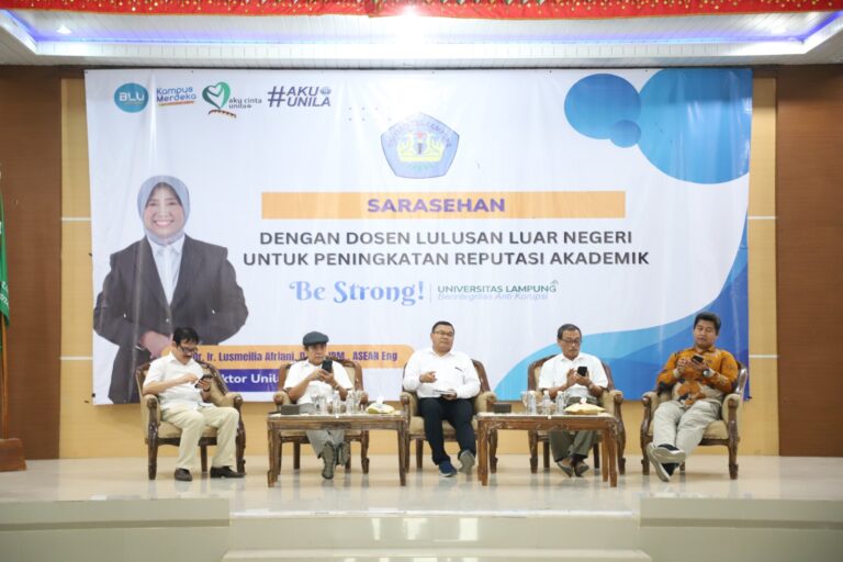 Tingkatkan Reputasi, Unila Adakan Sarasehan dengan Dosen Lulusan Luar Negeri