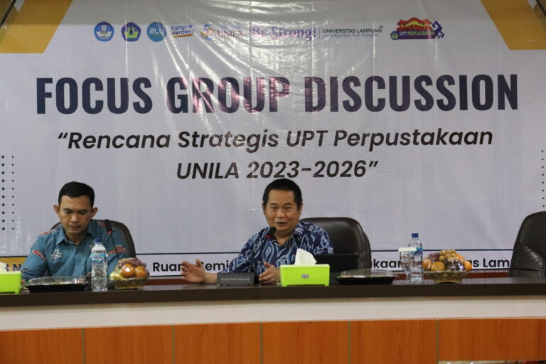 UPT Perpustakaan Gelar FGD Renstra 2023-2026