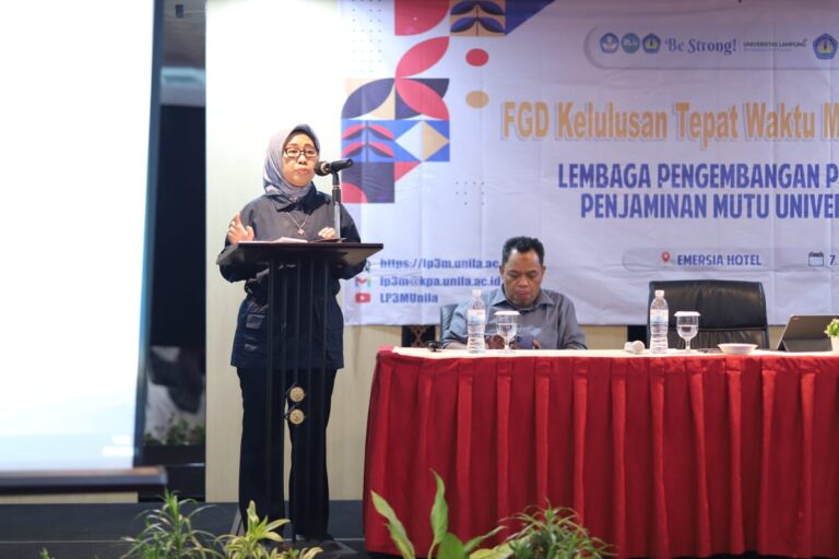Unila Gelar FGD Percepatan Kelulusan Tepat Waktu Melalui MBKM