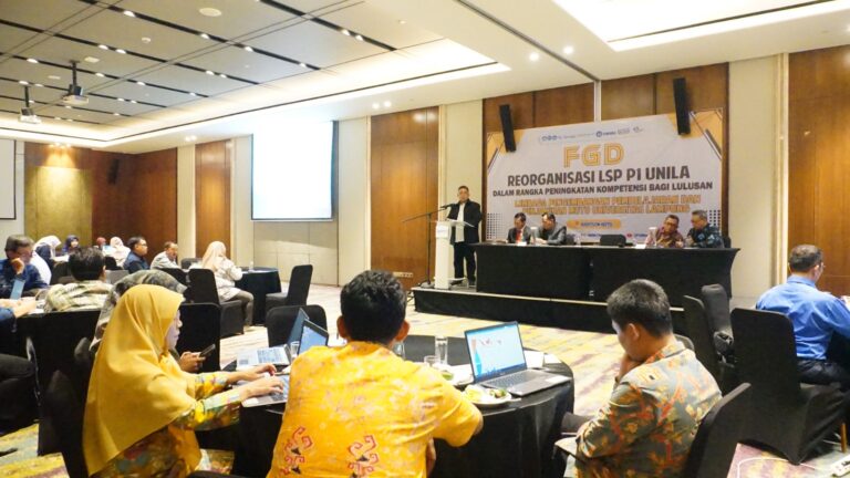 Unila Gelar FGD Reorganisasi LSP P1