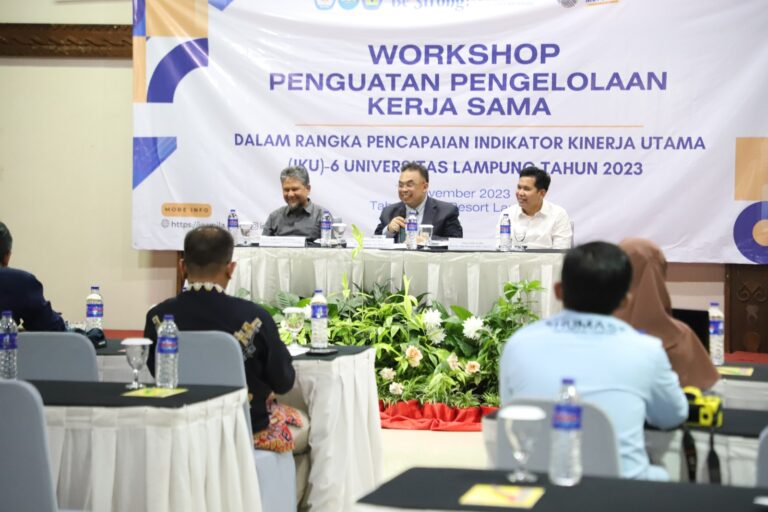 Unila Gelar Workshop Penguatan Kerja Sama untuk IKU-6