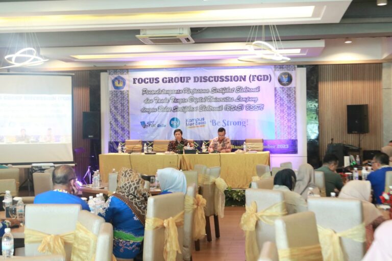 Unila dan BSSN Bersinergi Dorong Transformasi Digital