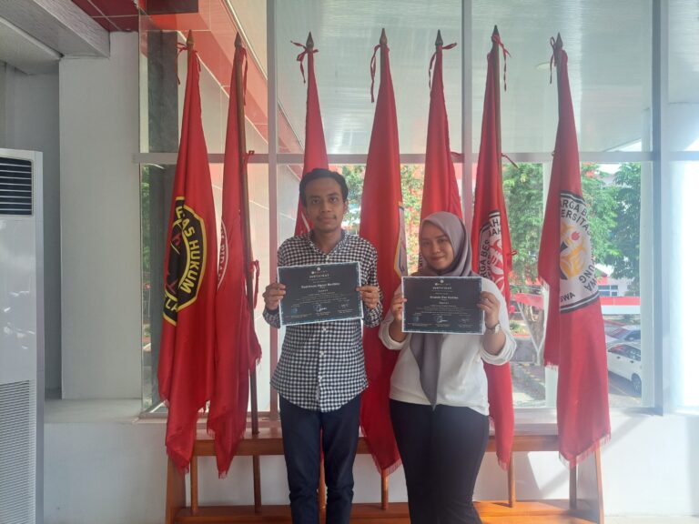 Dua Mahasiswa FH Raih Prestasi di IFoPH 2023