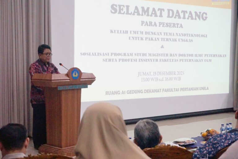 Fakultas Pertanian Adakan Kuliah Umum dan Sosialisasi Ilmu Peternakan