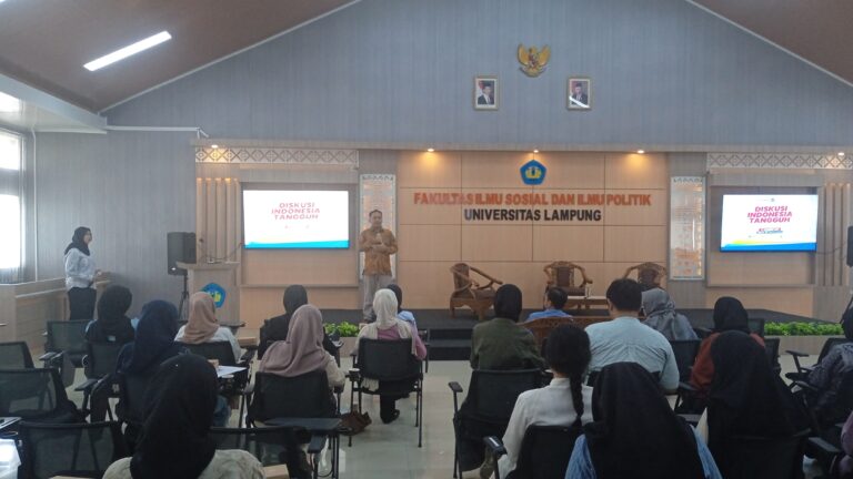 FISIP Unila dan AIDA Gelar Diskusi Indonesia Tangguh 