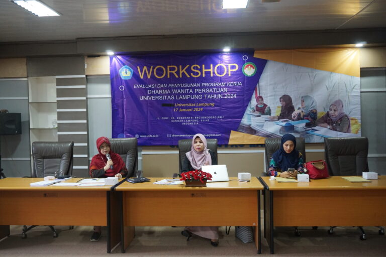 DWP Unila Gelar Workshop Evaluasi dan Penyusunan Progja 2024