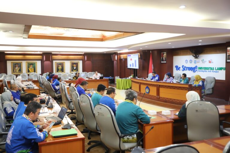 Unila Adakan Rapat Pleno Penetapan Daya Tampung PMB 2024