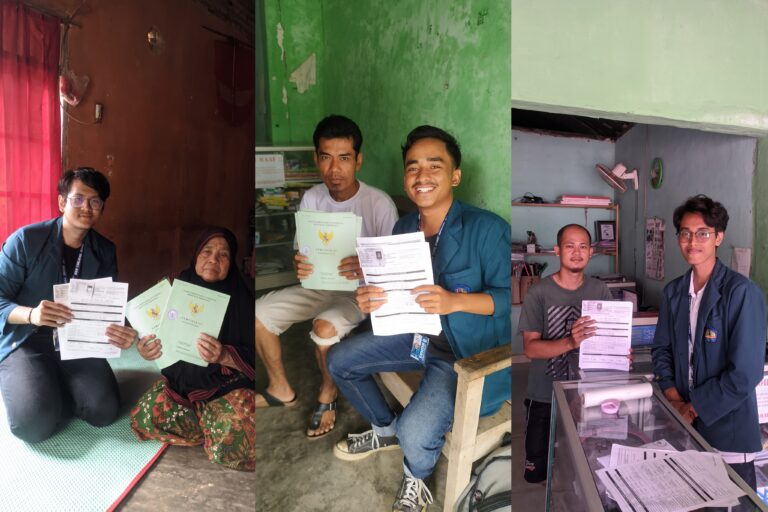 Mahasiswa KKN Bantu Data 800 Objek PBB Desa Tanjung Agung