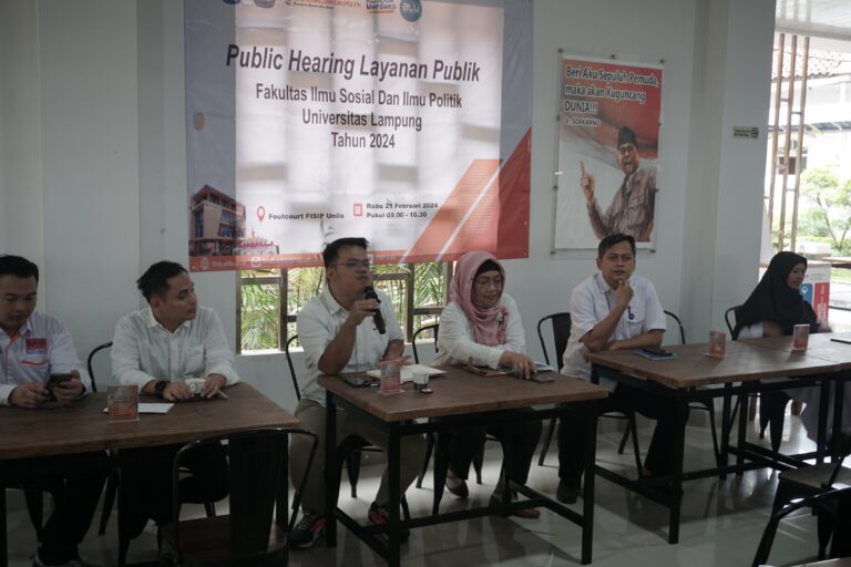 FISIP Gelar Public Hearing Layanan Publik Sarana Dengar Aspirasi Mahasiswa