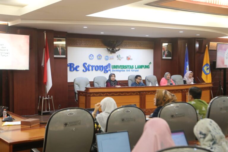 Prof. Rudy Pimpin Kegiatan Penyamaan Persepsi Reformasi Birokrasi di Unila