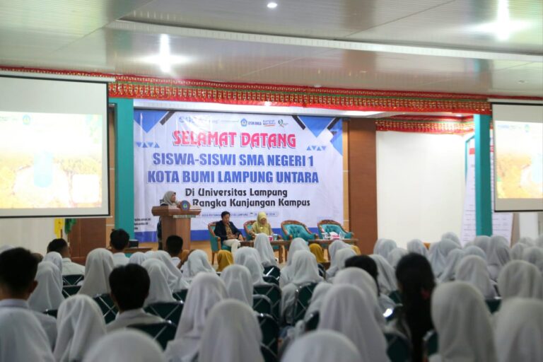 Ratusan Siswa SMAN 1 Kota Bumi Kunjungi Unila Raih Informasi Jalur Masuk
