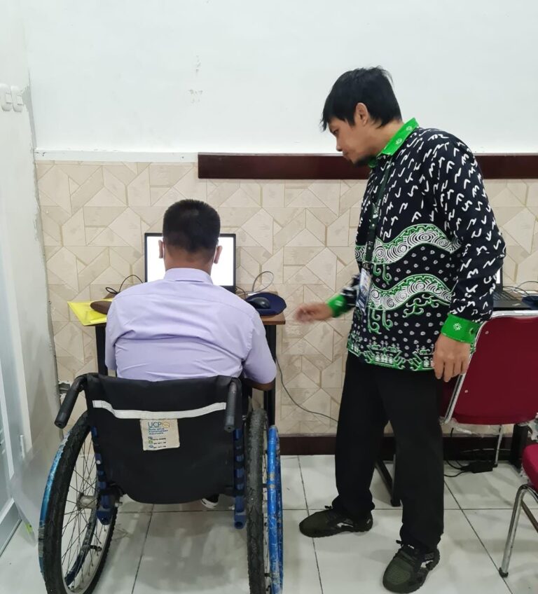 UTBK SNBT Hari Pertama, Unila Sediakan Akses Khusus Penyandang Disabilitas