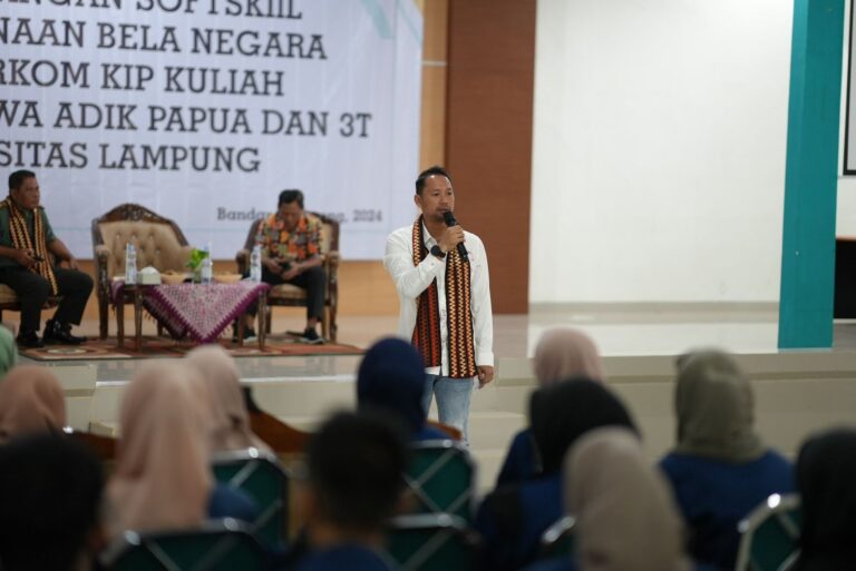 Unila Gelar Diklat Bela Negara dan Pengembangan Softskill untuk Mahasiswa Penerima KIP, PMPAP, dan Adik Papua