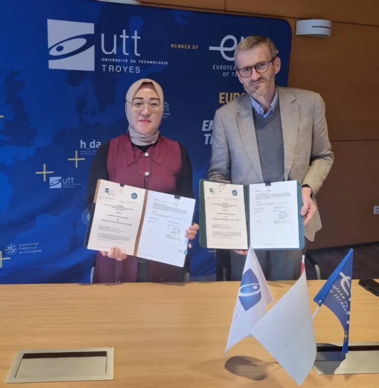 Kerja Sama Unila dan University of Technology Troyes Wujudkan Program Internasional Mobiliti