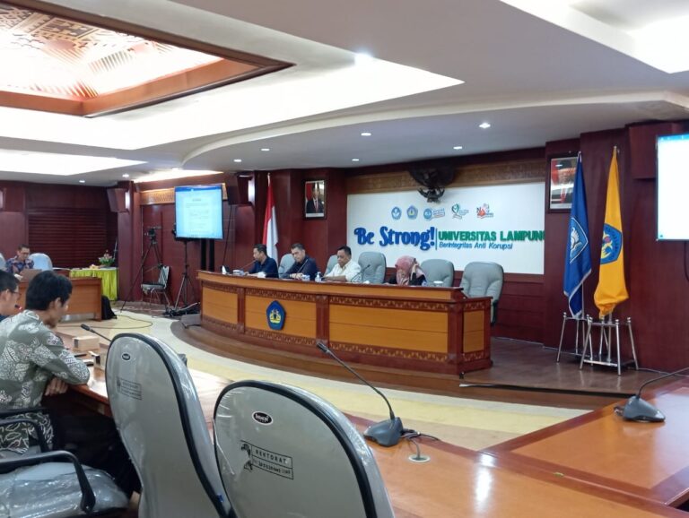 Unila Gelar Rapat Pembahasan Mekanisme dan Jadwal PMB Jalur SNBT