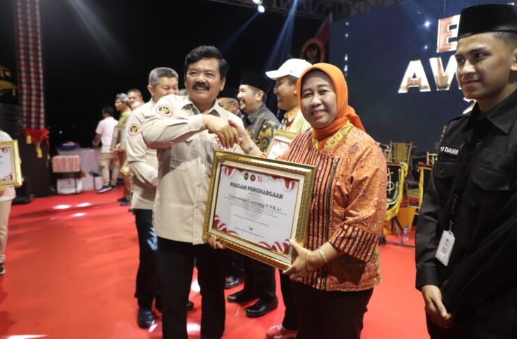 Unila Raih Anugerah Kampus Kebangsaan dari BNPT RI
